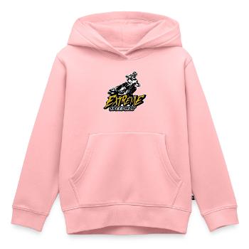 Speedway - Motorcycle Speedway - Kids Premium Organic Hoodie - rose - Front - AI Model Kid Female (0cm)