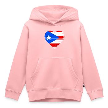 Puerto Rico - Kinder Premium Organic Hoodie - Rosa - Vorne - AI Model Kid Female (0cm)
