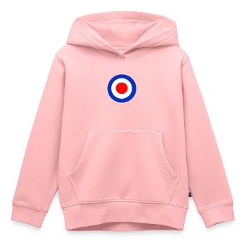 Ziel - Kinder Premium Organic Hoodie - Rosa - Vorne - AI Model Kid Female (0cm)