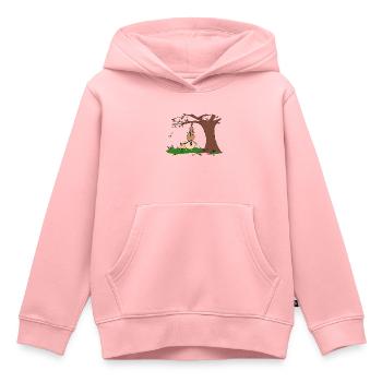 Per und Bjørn - Kinder Premium Organic Hoodie - Rosa - Vorne - AI Model Kid Female (0cm)