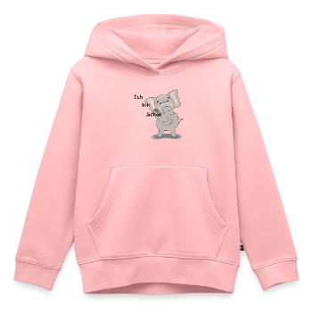 Großer Elefant - 3. Geburtstag - Kinder Premium Organic Hoodie - Rosa - Vorne - AI Model Kid Female (0cm)