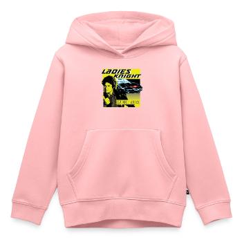 Knight Rider Ladies Night - Kinder Premium Organic Hoodie - Rosa - Vorne - AI Model Kid Female (0cm)