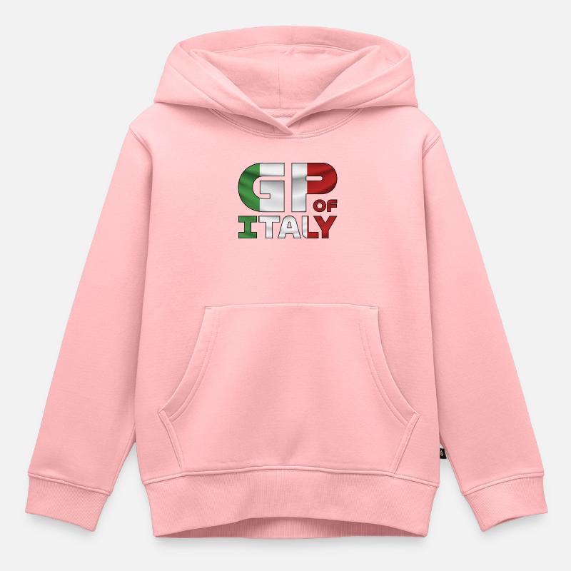 italy_gp - Sweat Premium à capuche enfant bio - rose