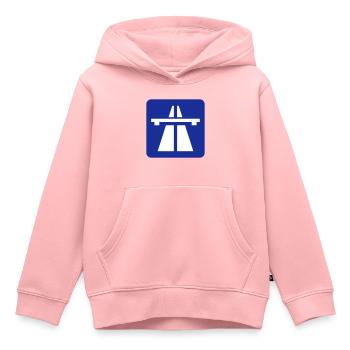 Autobahn - Kinder Premium Organic Hoodie - Rosa - Vorne - AI Model Kid Female (0cm)