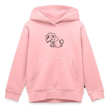 Anti-Zoo Eleven - Kids Premium Organic Hoodie - rose - Front - AI Model Kid Female (0cm)