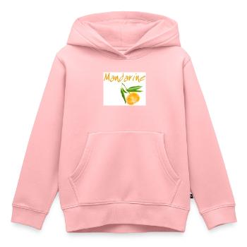Mandarine - Kinder Premium Organic Hoodie - Rosa - Vorne - AI Model Kid Female (0cm)