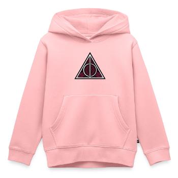 Always 3C - Kinder Premium Organic Hoodie - Rosa - Vorne - AI Model Kid Female (0cm)