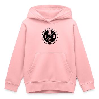 Brazilian Jiu-Jitsu - Kinder Premium Organic Hoodie - Rosa - Vorne - AI Model Kid Female (0cm)