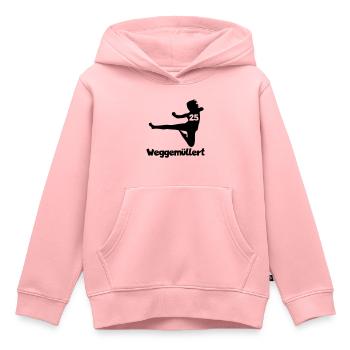 Thomas Müller - Kids Premium Organic Hoodie - rose - Front - AI Model Kid Female (0cm)