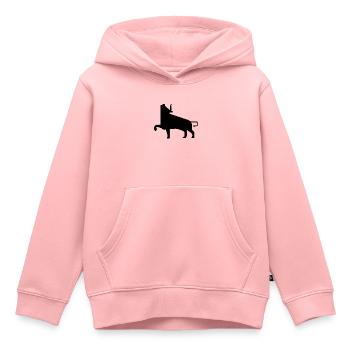 Stier - Kinder Premium Organic Hoodie - Rosa - Vorne - AI Model Kid Female (0cm)