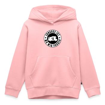 Zuhause ist wo wir parken - Kinder Premium Organic Hoodie - Rosa - Vorne - AI Model Kid Female (0cm)