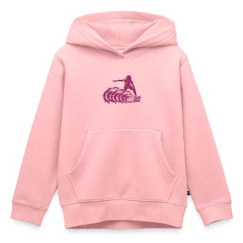 Surfer Girl - Kids Premium Organic Hoodie - rose - Front - AI Model Kid Female (0cm)