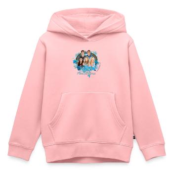 Mako Einfach Meerjungfrau Gruppe - Kinder Premium Organic Hoodie - Rosa - Vorne - AI Model Kid Female (0cm)