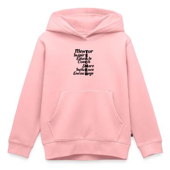 Teacher Mentor - Kinder Premium Organic Hoodie - Rosa - Vorne - AI Model Kid Female (0cm)