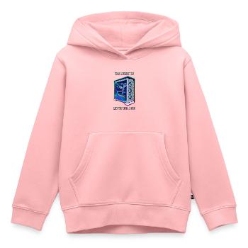 PC Master Race - LED Gaming PC - LED Fans - Kinder Premium Organic Hoodie - Rosa - Vorne - AI Model Kid Female (0cm)