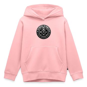 Farben änderbar Schonend Behandeln 45. Geburtstag - Kinder Premium Organic Hoodie - Rosa - Vorne - AI Model Kid Female (0cm)