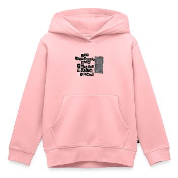 Man bringe mir - Kinder Premium Organic Hoodie - Rosa - Vorne - AI Model Kid Female (0cm)