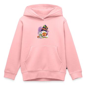 Halloween-Wichtel - Kinder Premium Organic Hoodie - Rosa - Vorne - AI Model Kid Female (0cm)
