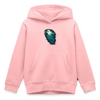 Gruseliger Geist - Kinder Premium Organic Hoodie - Rosa - Vorne - AI Model Kid Female (0cm)