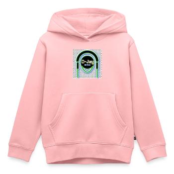 D-Jay MUSIX - Image - 2023 - Sweat Premium à capuche enfant bio - rose - Devant - AI Model Kid Female (0cm)