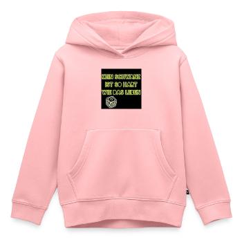 Kein Schwanz ist so hart wie das Leben - Club WoW - Kinder Premium Organic Hoodie - Rosa - Vorne - AI Model Kid Female (0cm)