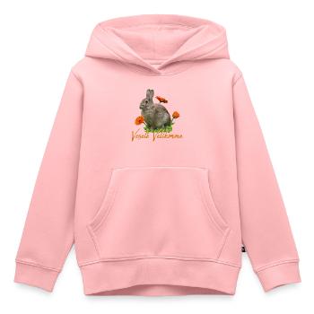 Vesele Velikonoce Frohe Ostern - Kinder Premium Organic Hoodie - Rosa - Vorne - AI Model Kid Female (0cm)