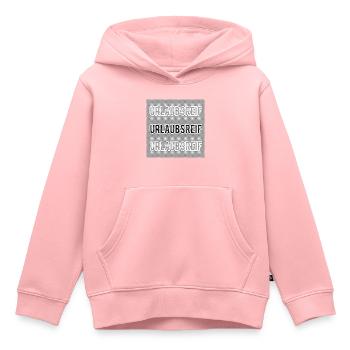 URLAUBSREIF - Club WoW - Kinder Premium Organic Hoodie - Rosa - Vorne - AI Model Kid Female (0cm)