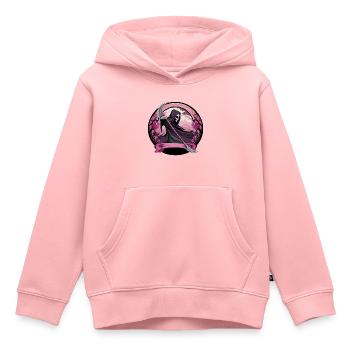 Valentine Reaper - Kids Premium Organic Hoodie - rose - Front - AI Model Kid Female (0cm)