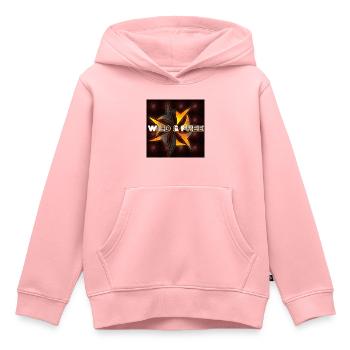 Wild & Free - Club WoW - Sweat Premium à capuche enfant bio - rose - Devant - AI Model Kid Female (0cm)