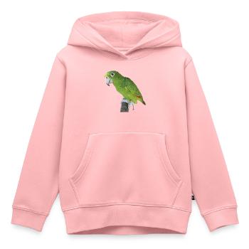 Der Amazonas-Königspapagei - Kinder Premium Organic Hoodie - Rosa - Vorne - AI Model Kid Female (0cm)