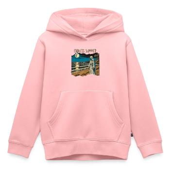 Endloser Sommer - Kinder Premium Organic Hoodie - Rosa - Vorne - AI Model Kid Female (0cm)