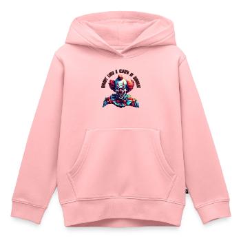 Niemand mag einen Clown um Mitternacht - Kinder Premium Organic Hoodie - Rosa - Vorne - AI Model Kid Female (0cm)