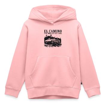 El Camino Le Mulet des Voitures - Sweat Premium à capuche enfant bio - rose - Devant - AI Model Kid Female (0cm)