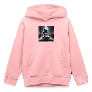 Fart Souls - Hollow Knight on Porcelain Throne #05 - Kids Premium Organic Hoodie - rose - Front - AI Model Kid Female (0cm)