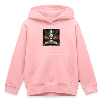 Fart Souls - Hollow Knight on Porcelain Throne #03 - Kids Premium Organic Hoodie - rose - Front - AI Model Kid Female (0cm)