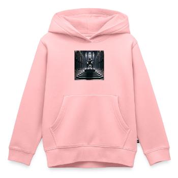 Fart Souls - Hollow Knight on Porcelain Throne #09 - Kids Premium Organic Hoodie - rose - Front - AI Model Kid Female (0cm)