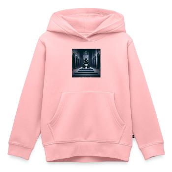 Fart Souls - Hollow Knight on Porcelain Throne #08 - Kids Premium Organic Hoodie - rose - Front - AI Model Kid Female (0cm)