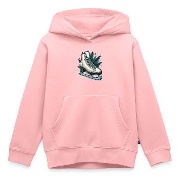 SCHLITTSCHUH EISLAUFEN WINTER SCHNEE SCHUHE SPORT - Kinder Premium Organic Hoodie - Rosa - Vorne - AI Model Kid Female (0cm)