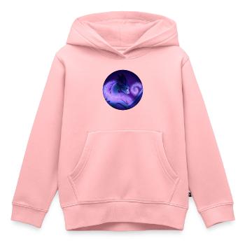 Stardust Dragon - Kids Premium Organic Hoodie - rose - Front - AI Model Kid Female (0cm)
