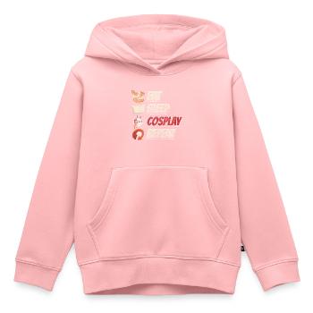 Cosplay Hobby Jeux Mignon - Sweat Premium à capuche enfant bio - rose - Devant - AI Model Kid Female (0cm)