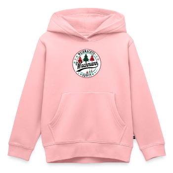 Wachmann Weihnachten Sicherheitsdienst Wachdienst - Kinder Premium Organic Hoodie - Rosa - Vorne - AI Model Kid Female (0cm)