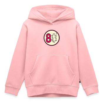 Eighties 80s Roller Skates - Kids Premium Organic Hoodie - rose - Front - AI Model Kid Female (0cm)