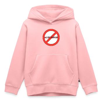 LE SYSTÈME - Sweat Premium à capuche enfant bio - rose - Devant - AI Model Kid Female (0cm)