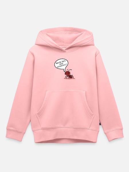 Abschied Ameise - Kinder Premium Organic Hoodie - Rosa