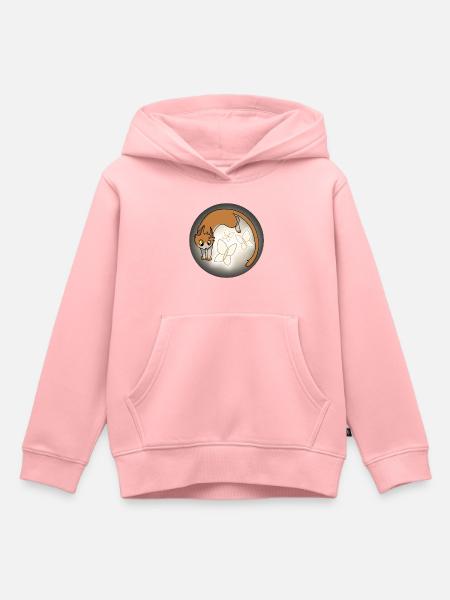 Schnurrhaare des Lichts - Kinder Premium Organic Hoodie - Rosa