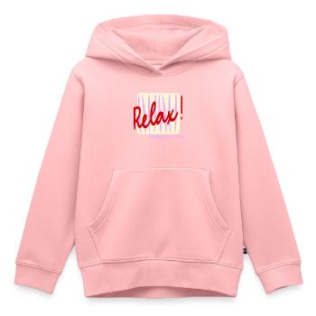 Nervensystem: Entspann dich - Kinder Premium Organic Hoodie - Rosa - Vorne - AI Model Kid Female (0cm)