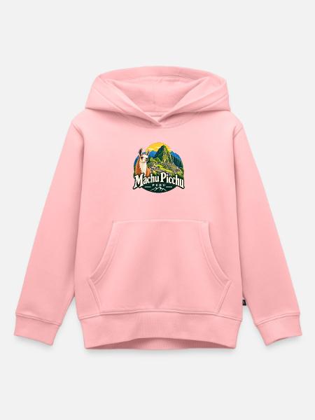 Machu Picchu – Peru, Inka & Abenteuer - Kinder Premium Organic Hoodie - Rosa