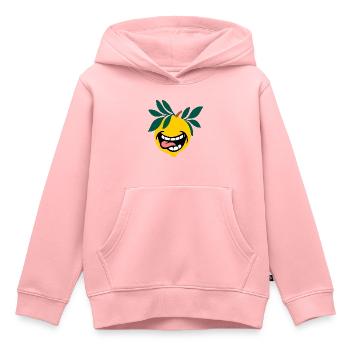  Saure Zitronen - Kinder Premium Organic Hoodie - Rosa - Vorne - AI Model Kid Female (0cm)
