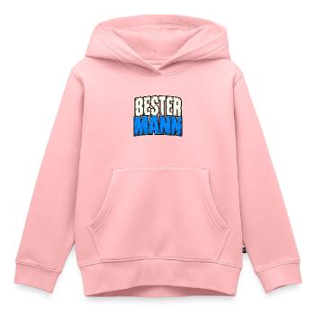 Bester Mann – Lustiger Männer Spruch - Kinder Premium Organic Hoodie - Rosa - Vorne - AI Model Kid Female (0cm)