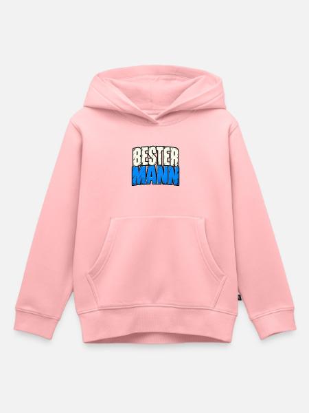 Bester Mann – Lustiger Männer Spruch - Kinder Premium Organic Hoodie - Rosa